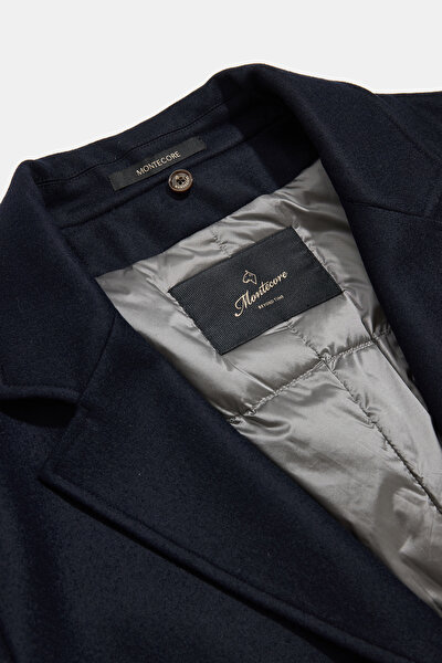 NAVY BLUE WOOL TOPCOAT 5