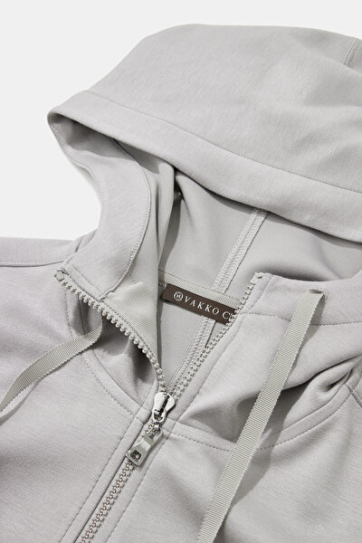 GREY HOODIE SWEATSHIRT 3