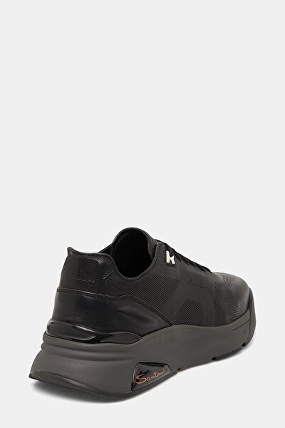 BLACK LEATHER SHOES 3