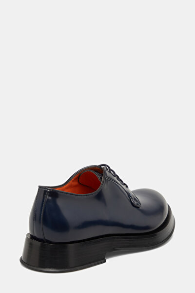 NAVY BLUE LEATHER SHOE 3