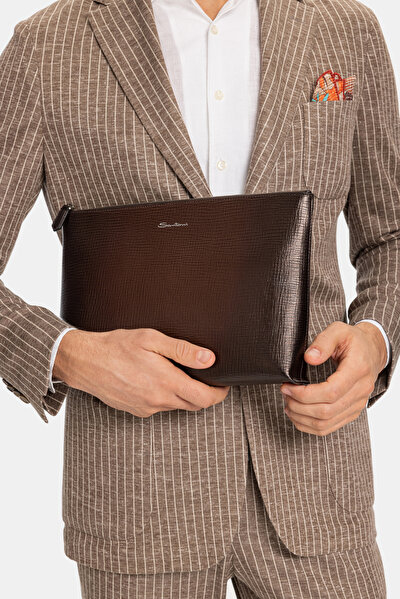 BROWN LEATHER BAG 5