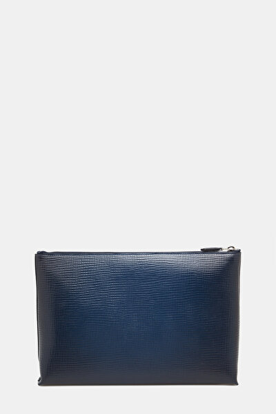 NAVY BLUE LEATHER BAG 3