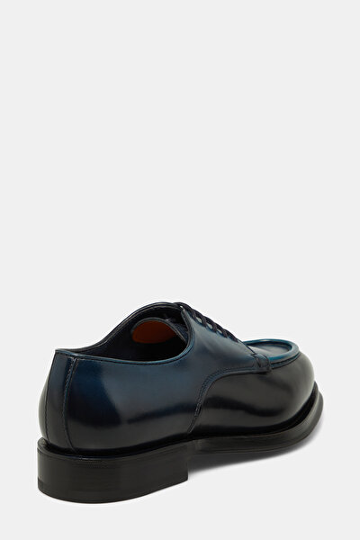 NAVY BLUE LEATHER SHOE 3
