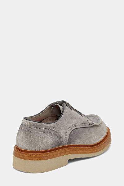 GREY LEATHER SHOES 3