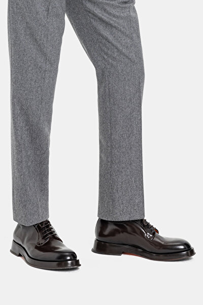 BLACK LEATHER SHOE 5
