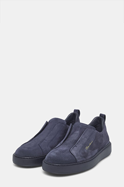 NAVY BLUE LEATHER SHOE 3