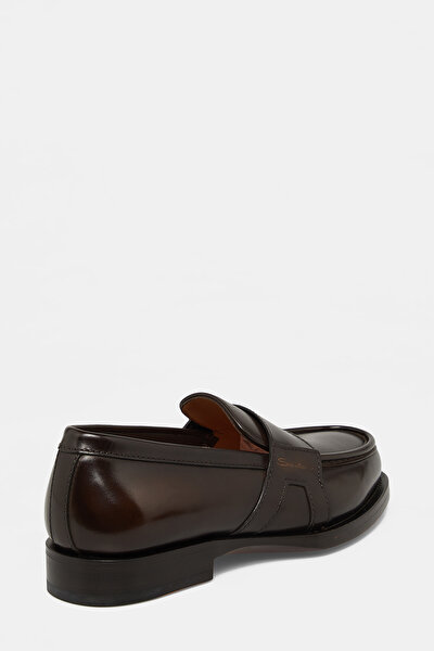 BROWN LEATHER SHOE 3
