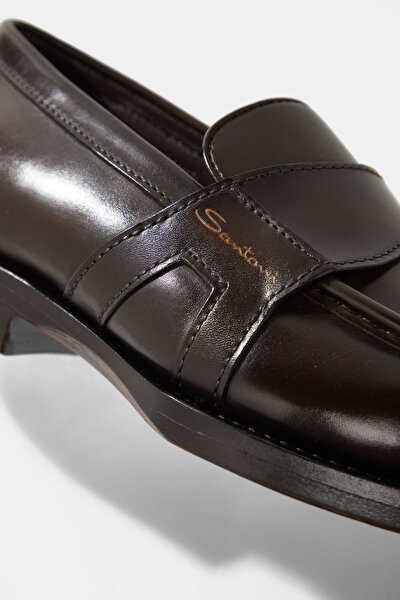 BROWN LEATHER SHOE 5