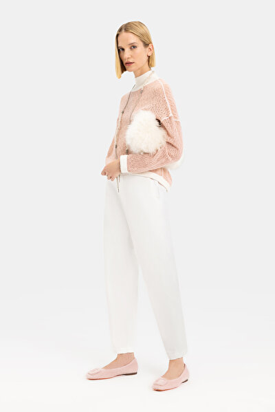 ECRU UPRIGHT COLLAR KNITWEAR 3