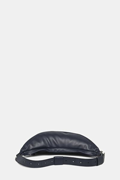 NAVY BLUE LEATHER BAG 4