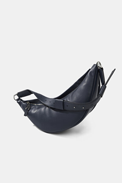 NAVY BLUE LEATHER BAG 8
