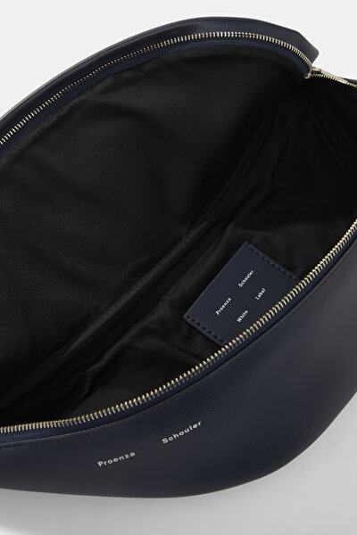 NAVY BLUE LEATHER BAG 9