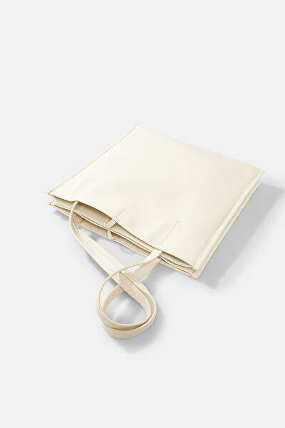 ECRU LEATHER BAG 5
