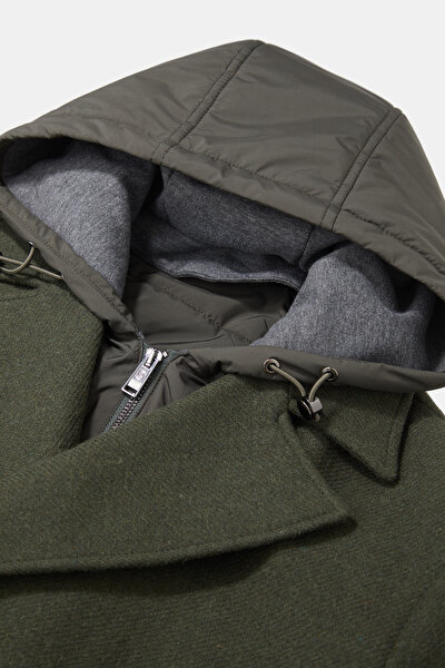 KHAKI REEFER JACKET 4