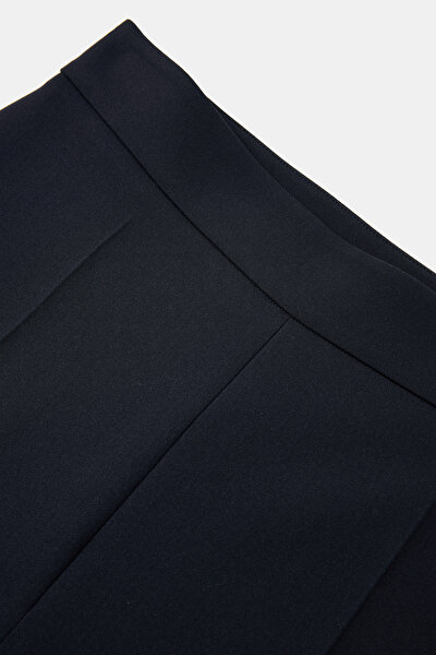 NAVY BLUE STRAIGHT CUT TROUSERS 3
