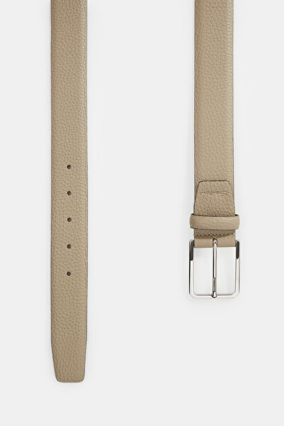 BEIGE LEATHER BELT 3