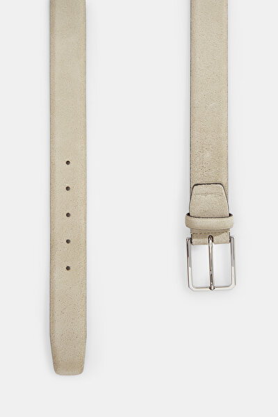 BEIGE LEATHER BELT 3