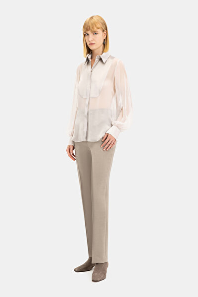 BEIGE LONG SLEEVE SHIRT 3