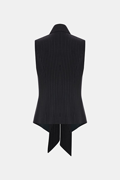 ECRU V NECK VEST 3