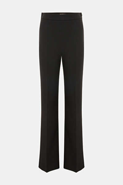 BLACK STRAIGHT CUT TROUSERS 4