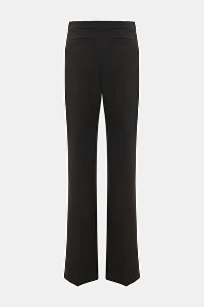 BLACK STRAIGHT CUT TROUSERS 5