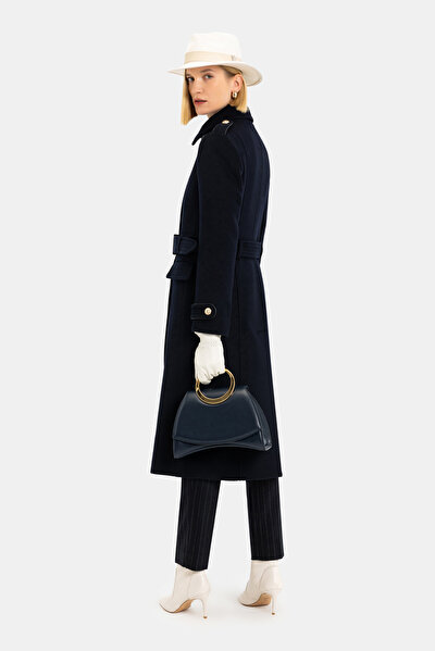 DARK NAVY BLUE REEFER JACKET 3