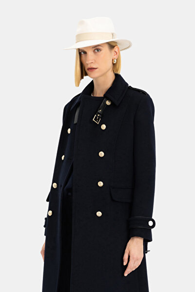 DARK NAVY BLUE REEFER JACKET 4