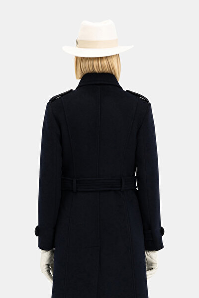 DARK NAVY BLUE REEFER JACKET 5