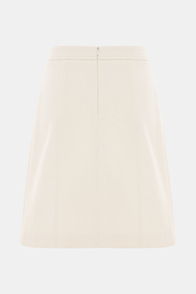 ECRU ABOVE THE KNEE SKIRT 5