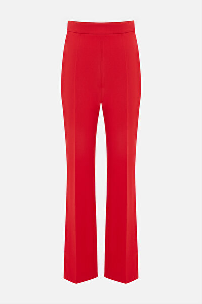 RED SKINNY LEG TROUSERS 4