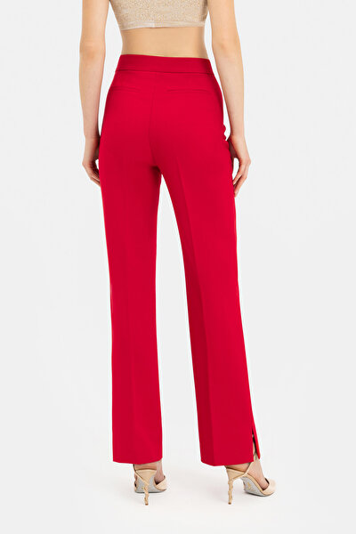 RED SKINNY LEG TROUSERS 3