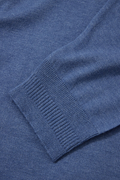 INDIGO V NECK TRICOT 4