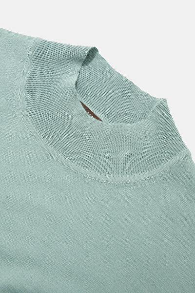 LIGHT GREEN 1/2 TURTLENECK TRICOT 3