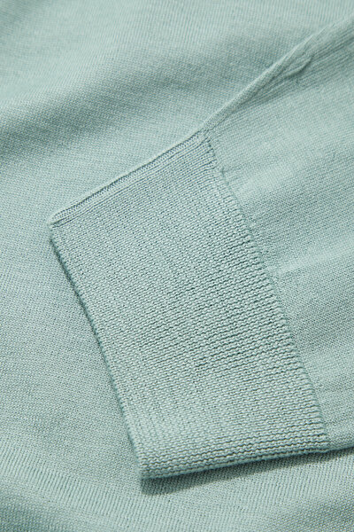 LIGHT GREEN 1/2 TURTLENECK TRICOT 4