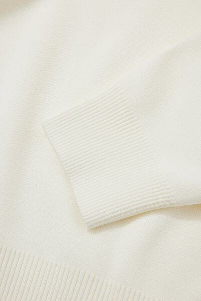 ECRU POLO NECK TRICOT 4