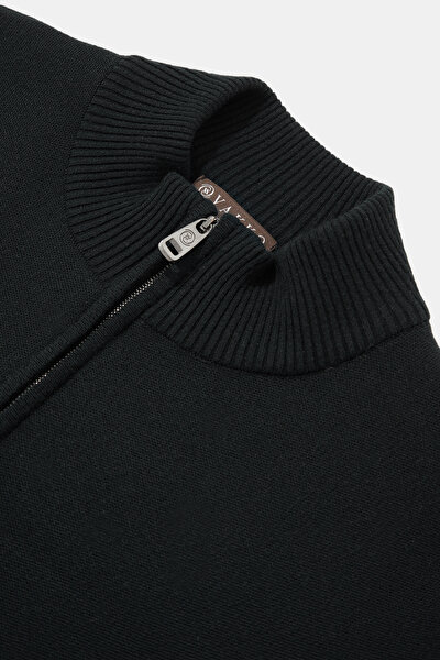 BLACK 1/2 TURTLENECK TRICOT 3