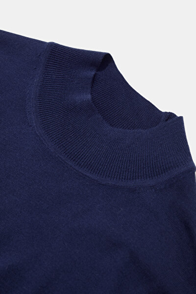 NAVY BLUE 1/2 TURTLENECK TRICOT 3