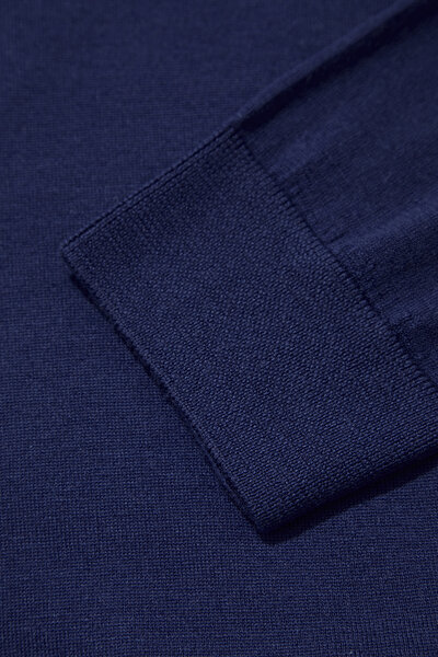 NAVY BLUE 1/2 TURTLENECK TRICOT 4