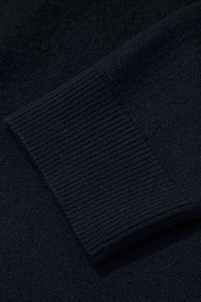 NAVY BLUE 1/2 TURTLENECK TRICOT 4