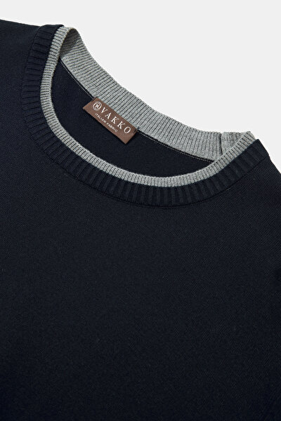 BLACK BASIC / ROUND NECKLINE TRICOT 3
