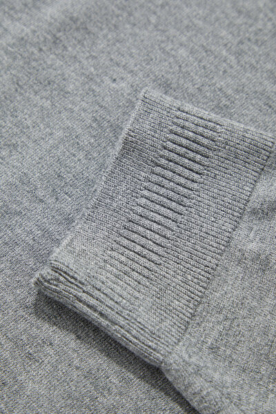 GRAY MELANGE 1/2 TURTLENECK TRICOT 4