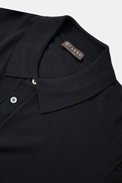 KOYU LACİVERT POLO YAKA TRİKO 3