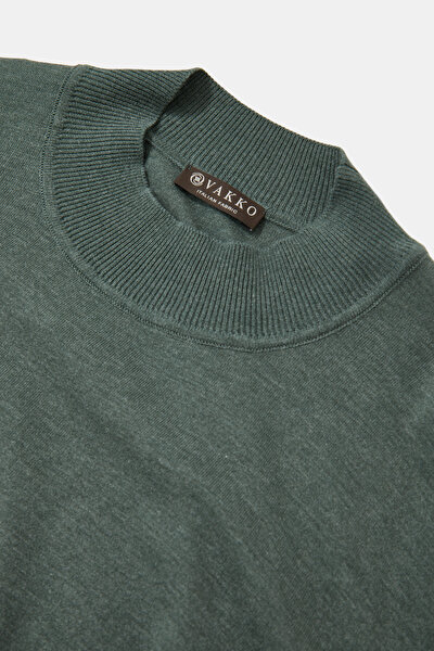 GREEN 1/2 TURTLENECK TRICOT 3