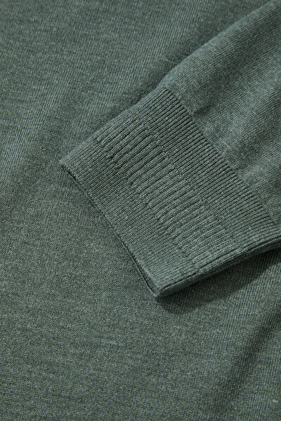 GREEN 1/2 TURTLENECK TRICOT 4