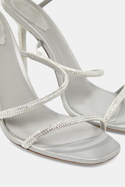GREY JEWELLED SHOES 5