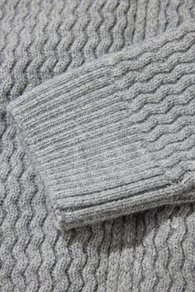 GRAY MELANGE TRICOT 4