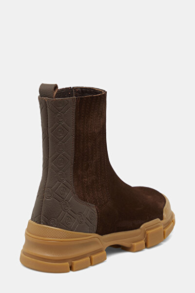 BROWN LEATHER BOOT 3