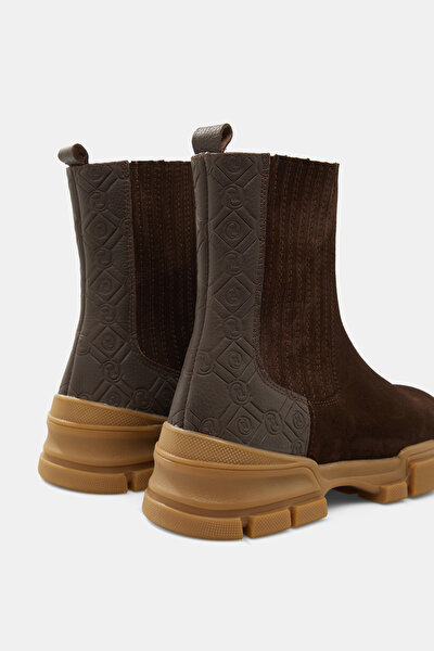 BROWN LEATHER BOOT 4