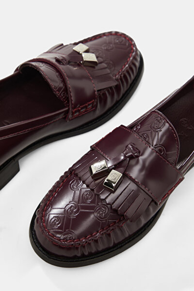 DAMSON MONOGRAM LEATHER SHOE 4