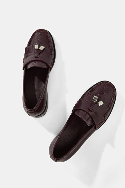 DAMSON MONOGRAM LEATHER SHOE 5